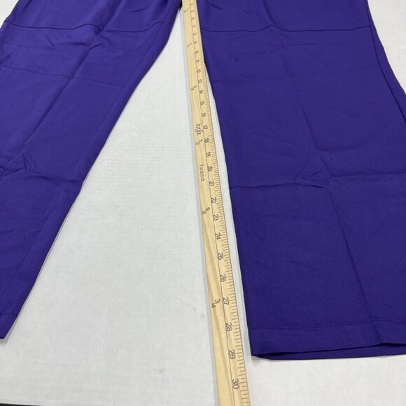 Urbane Women XXL Performance Tailored Fit Stretch 6-Pkt Cargo Scrub Pants Purple - Picture 5 of 9